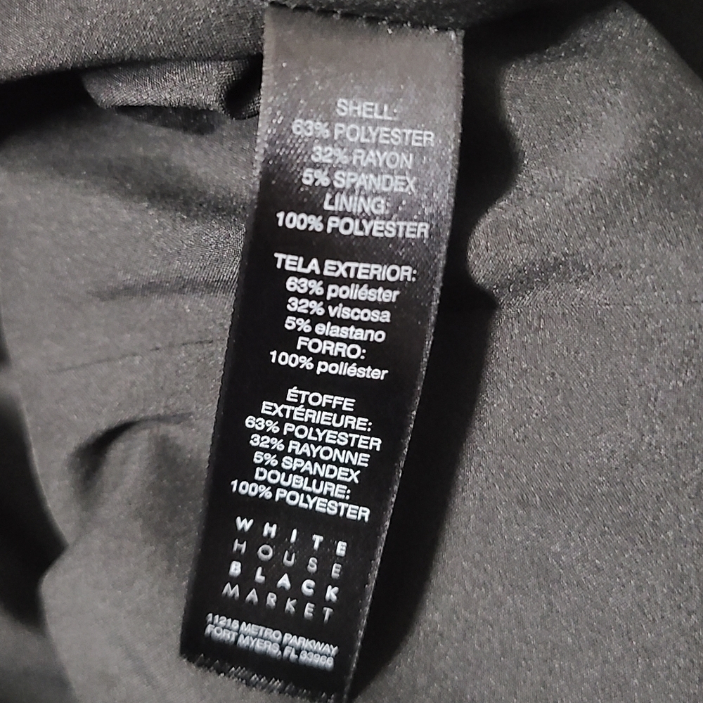 Whbm Back Notch Collar Single Button Blazer - image 8